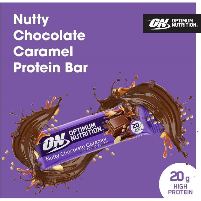 Optimum Nutrition Nutty Chocolate Caramel Protein Bar 70g